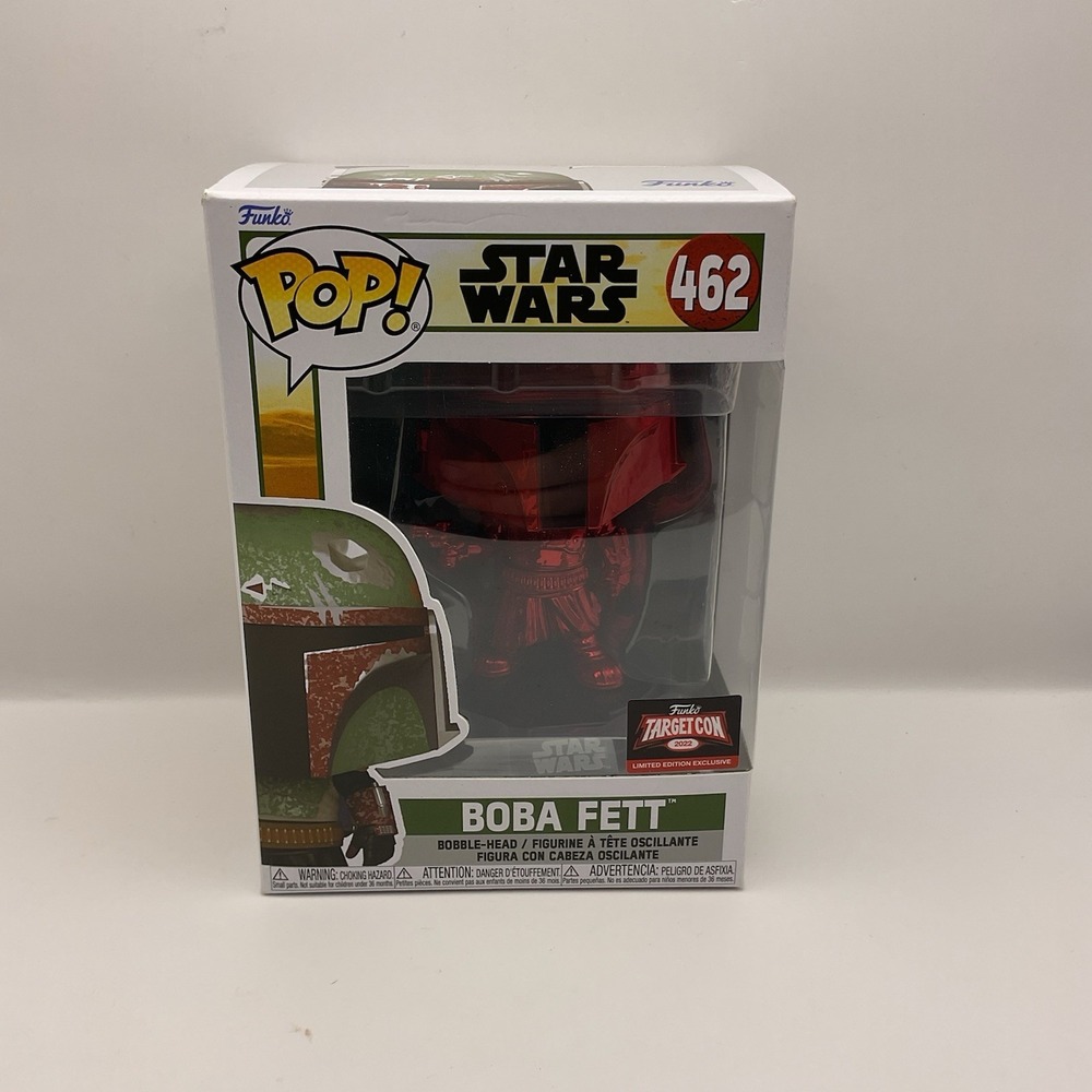 Funko Pop! Vinyl: Star Wars - Boba Fett (Red) (Chrome) - Target (T) (Exclusive)